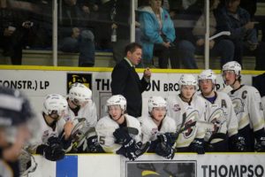 Mitch Goldenberg Postmedia Network Jason McKee is leaving the Spruce Grove Saints junior A hockey club to join the Vancouver Giants as the Western Hockey League's new head coach. In six seasons with the Saints, the hockey club won the division title each year and averaged 97.5 points.
