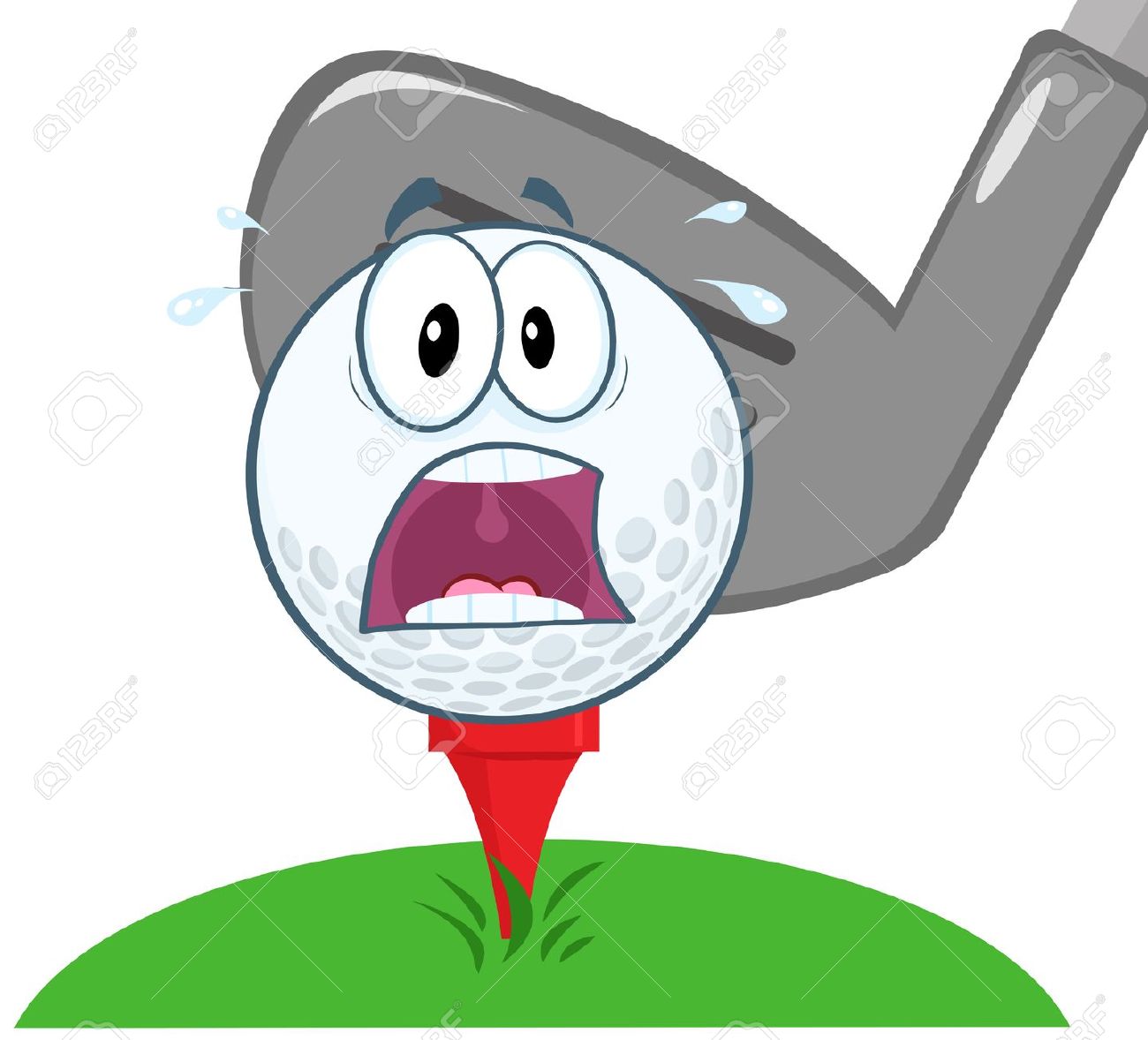 funny golf ball clipart - photo #21