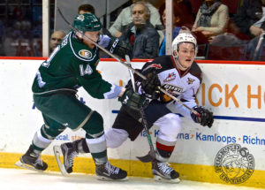 The Vancouver Giants dropped an entertaining 3-2 decision to the Everett Silvertips in the first home game of 2016. Photo by Jason Kurylo for Pucked in the Head.